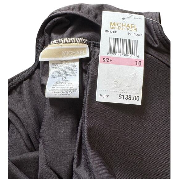 NWT! MICHAEL Michael Kors Studded Sparkle One Piece Swimsuit - Size 10 - Picture 7 of 7